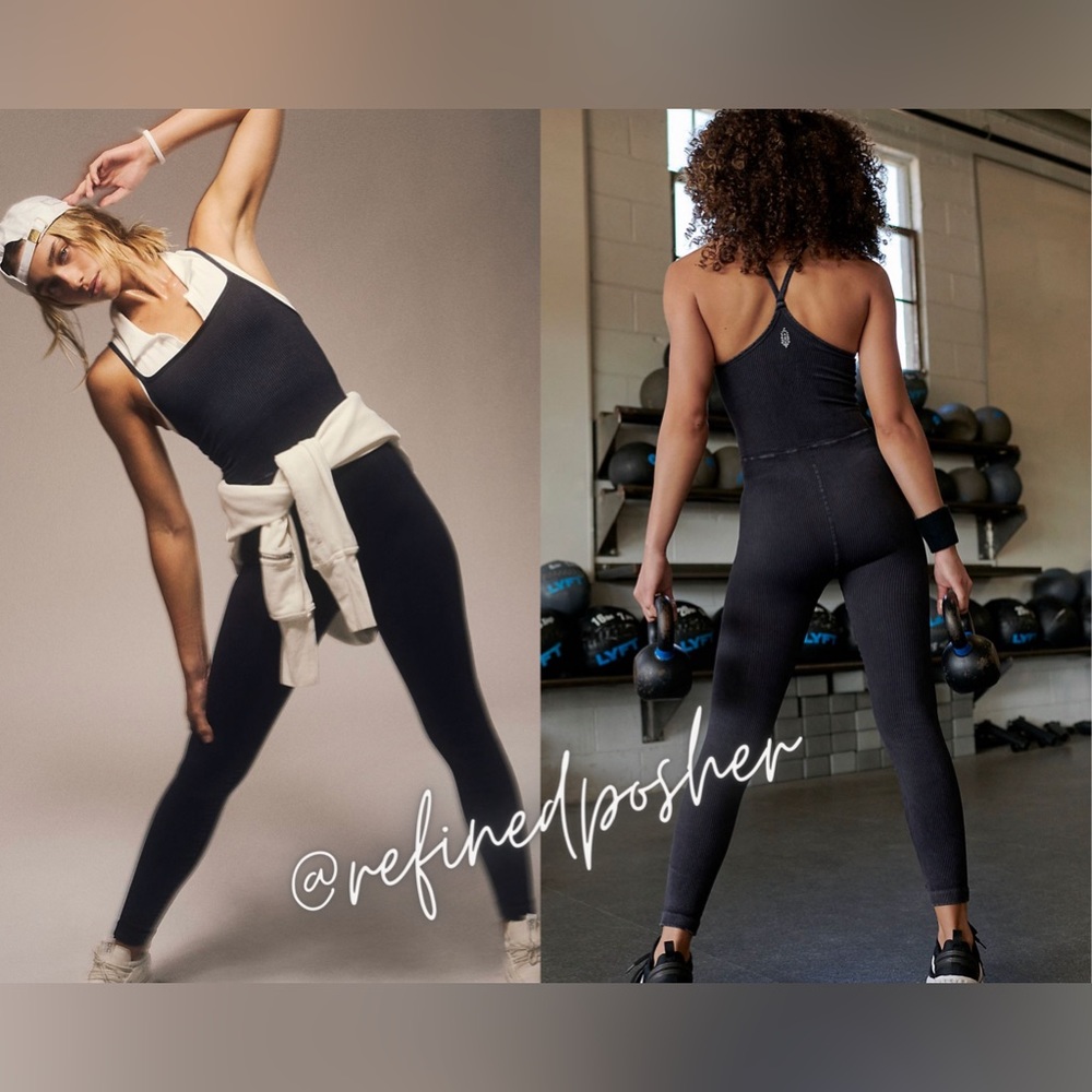 Free People Black Jumpsuit